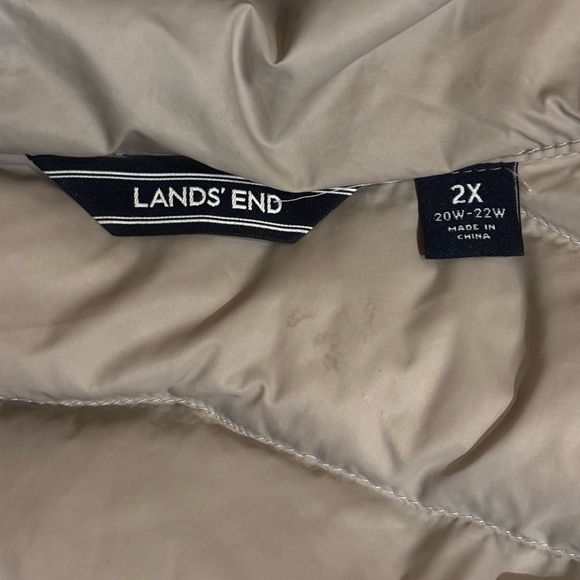 Silver gray Puffer Coat with Hood.wj1973 - Picture 10 of 11